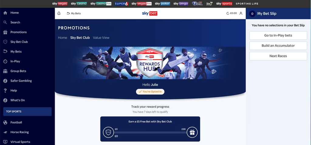 Sky Bet Casino